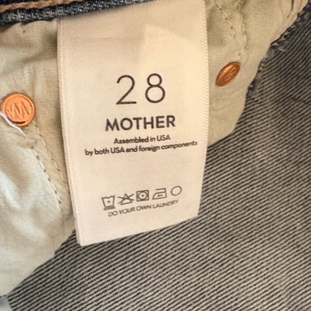 Mother The Outsider Flood Jeans – Are We There Yet Size 28 | NWT - Picture 9 of 16